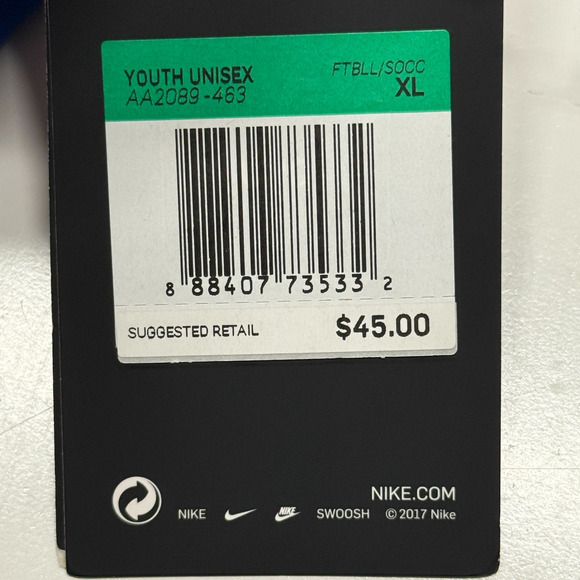 Nike Shirt Youth Unisex XL Blue Dri Fit Park VII Training Long Sleeve Top NWT - Picture 10 of 12